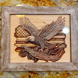 COPY - 8x10 CO2 laser engraved custom made picture frames.